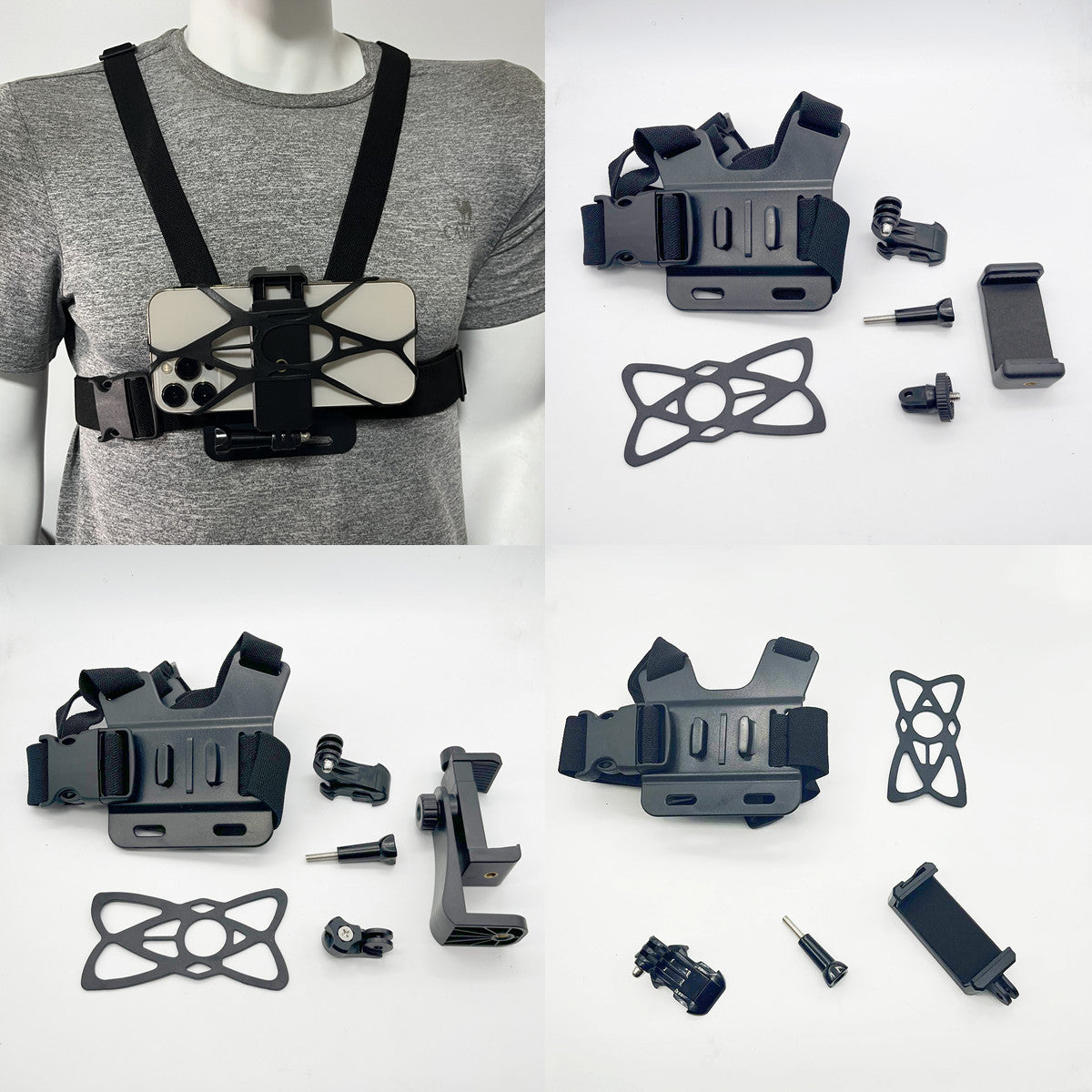 Sports Camera Accessories Chest Fixation Phone Holder